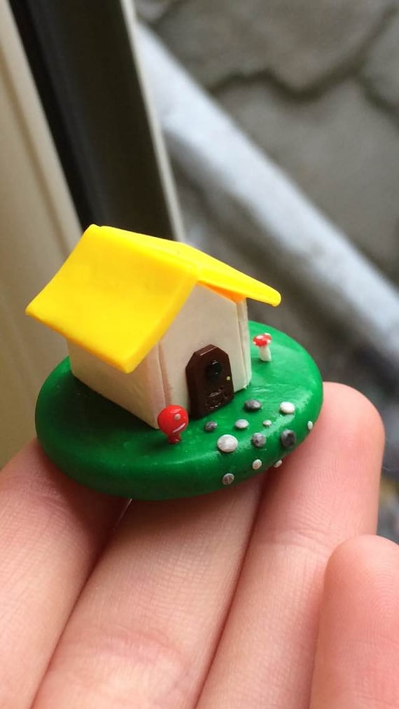 Animal Crossing Mini Polymer Clay House by KawaiiKingdomm on Etsy