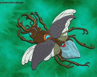 Embroidered insect | Etsy