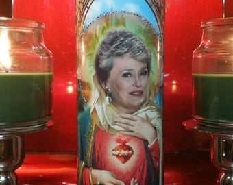 Golden Girls - Blanche - Rue McClanahan - 8" Celebrity Saint Prayer Candle