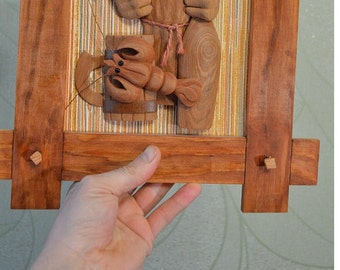 wood wall art home decor wall hanging gift wood carvings framed wall art wall decor wall sculpture eco wood wood art sculpture