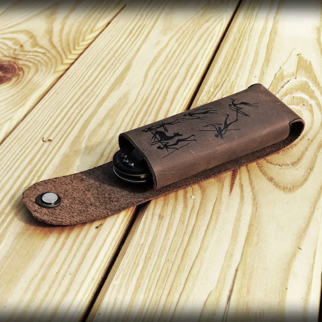 Knife Case Leather Pocket Knife Sheath by WesternManufactory