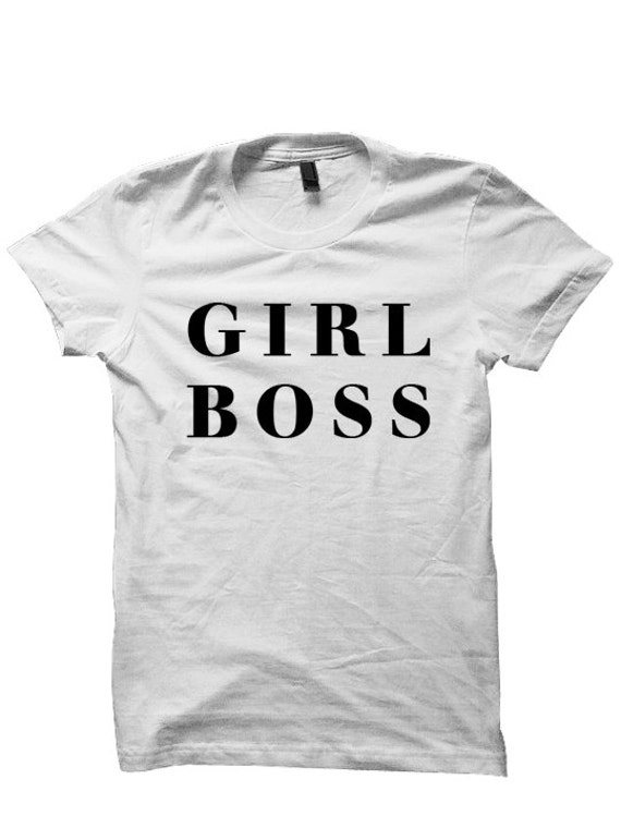Girl Boss T-shirt Funny Shirts Cute Gifts Ladies Tees Mens