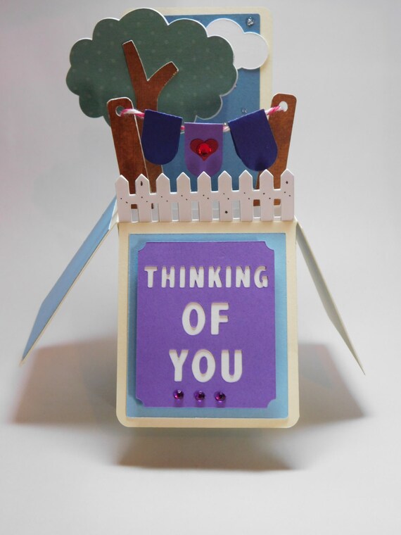 Thinking of you popup box card
