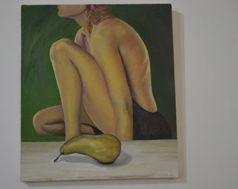 Naked woman with fruit SIMILARITIES