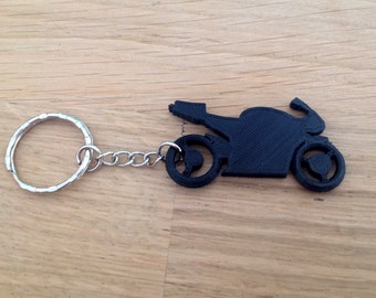 Motorcycle keychain | Etsy