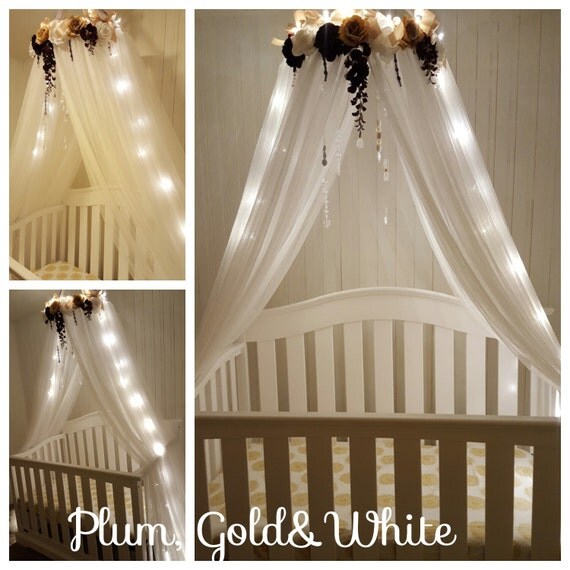 Sale Custom Canopy Nursery Crib CanopyBaby by LuxyBabyBoutique