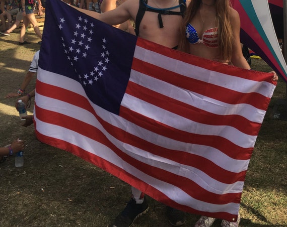 Ultra American Flag Rave Bra