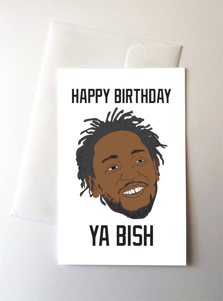 Kendrick Lamar Birthday Card