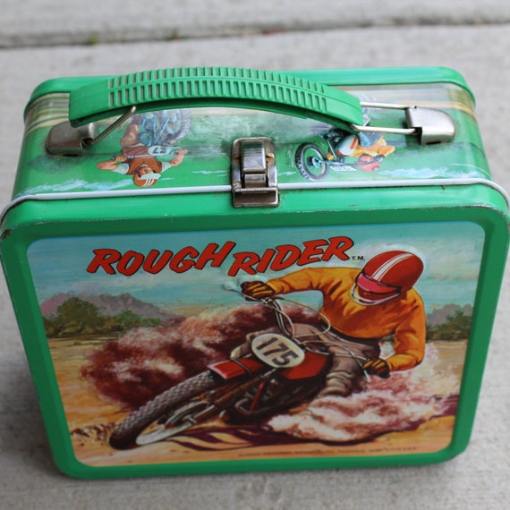 Rough Rider Lunch Box Aladdin Metal 1973