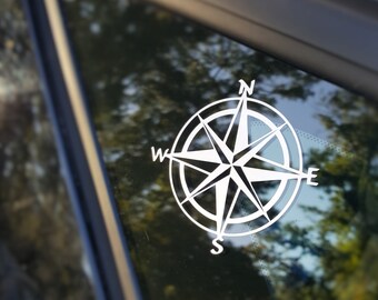 Decal {Compass}-Laptop Decal/Laptop Sticker/Phone decal/Phone sticker/Car Sticker/Car Decal/Window Decal/Window Sticker