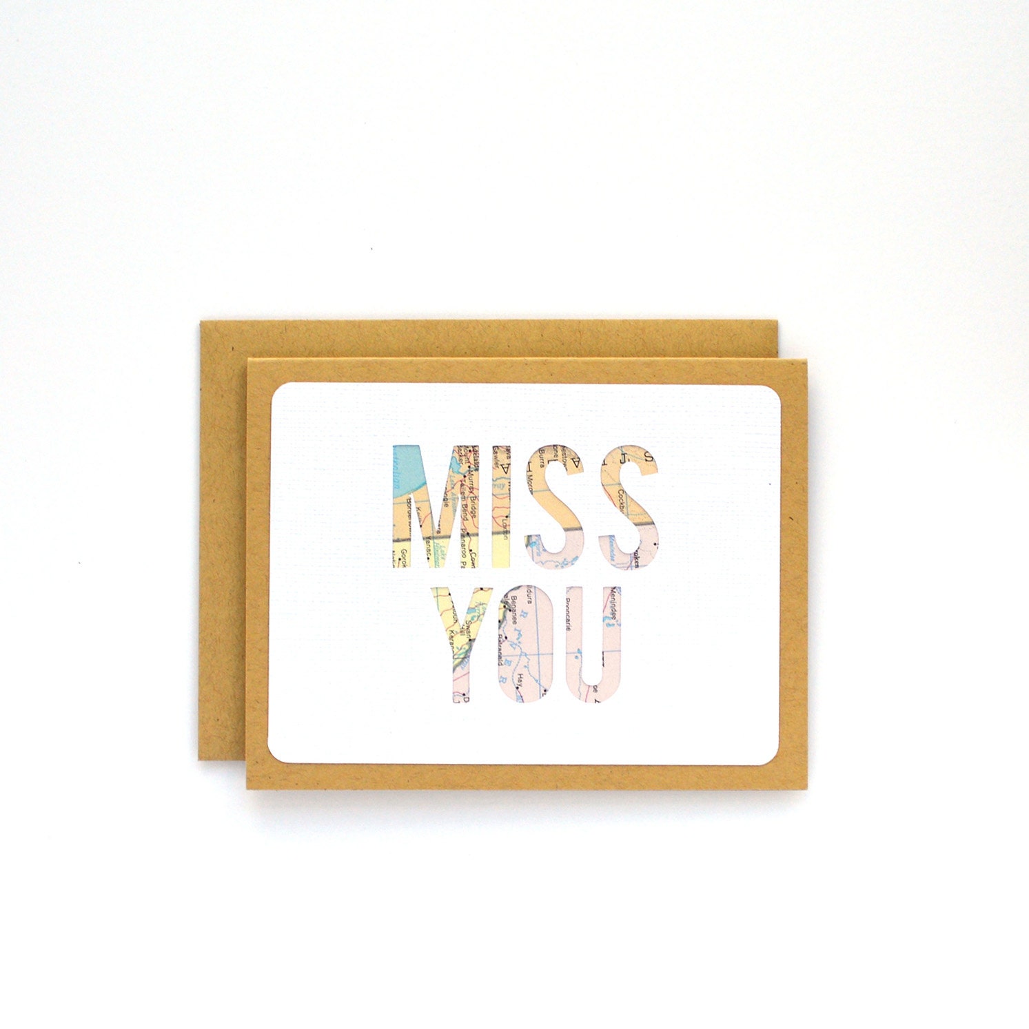 Miss You Card Missing You Goodbye Card Long Distance Card