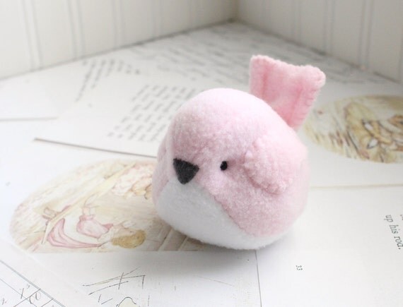 pink bird stuffed animal