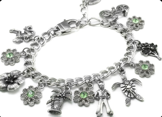 Personalized Starter Charm Bracelet with Charms of your