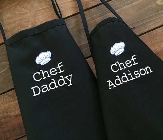 Chef Hat ApronPersonalized Embroidered Adult & Kid Apron