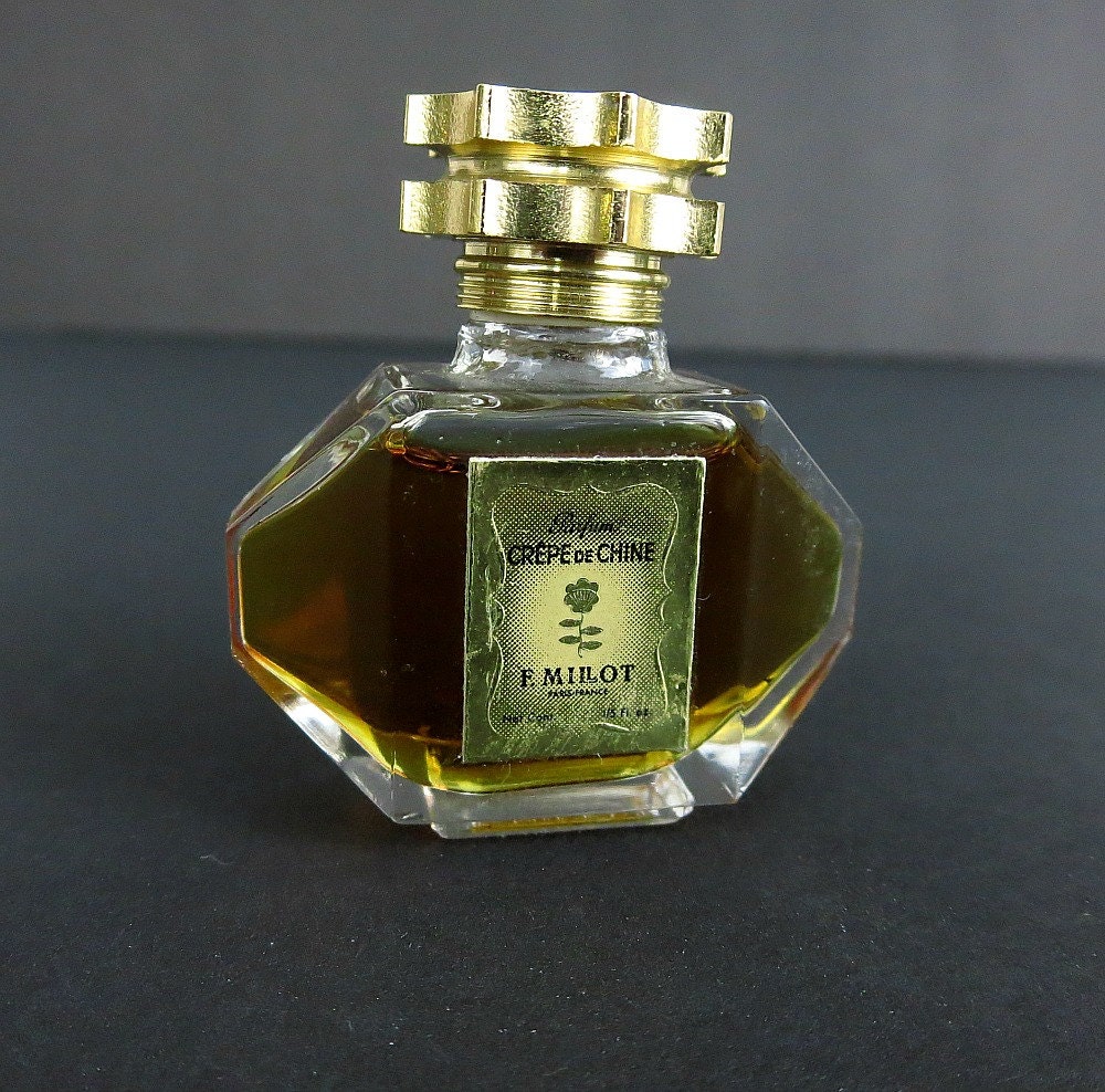 Crepe de Chine Perfume Vintage Perfume Bottles F Millot