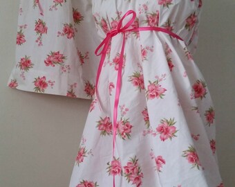 Mother Daughter Matching Dresses Mommy & Me Dresses Matching Outfits Summer Dresses Floral Dresses. Vintage rose Mom Baby vintage dresses