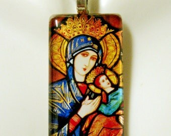 Our Lady of Perpetual Help pendant with chain - GP01-121