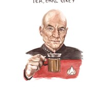 Picard Tea Unique captain picard tea related items | Etsy