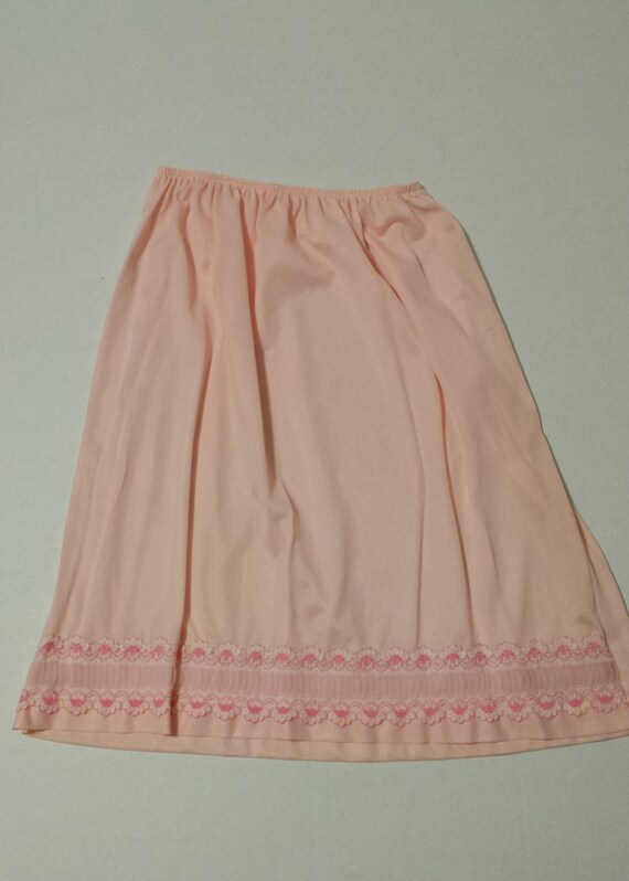 Items similar to LAST CHANCE - 1960s Vintage Pink half slip on Etsy