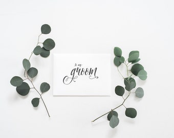 To My Groom Card, To my groom on our wedding day card, Wedding Day Card Groom, Groom Card, Gift to Groom from Bride, Wedding Gift - 001