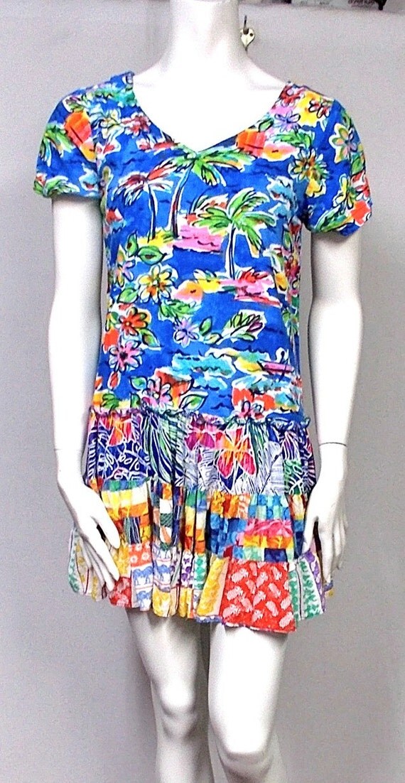 Jams World dress S tropical breeze crinkle 100 Rayon Summer