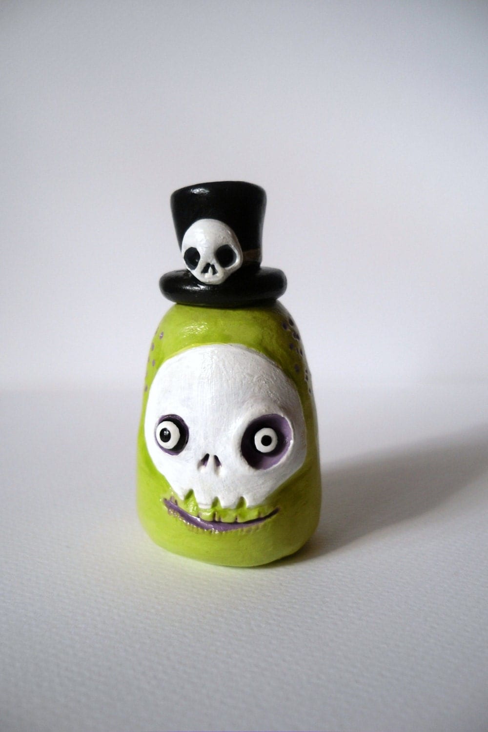Zombie Clay Sculpture Polymer Clay Zombie Figurine The