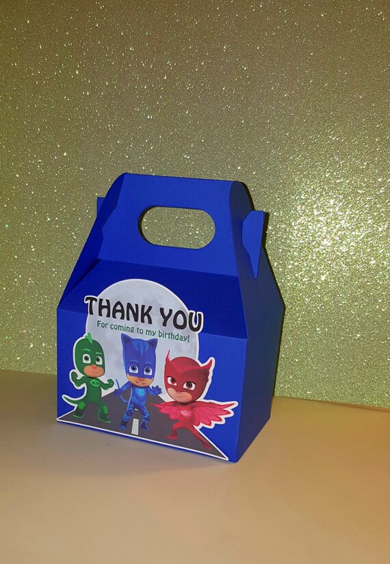 PJ Masks Favor Boxes Inspired by PJ Masks Party Favor