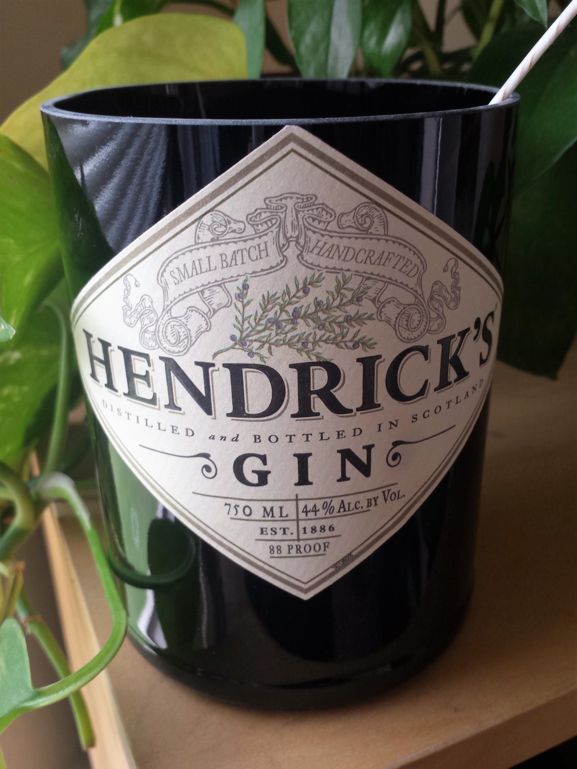 Hendrick's Gin bottle / Liquor Bottle Candles / by EKPcreations