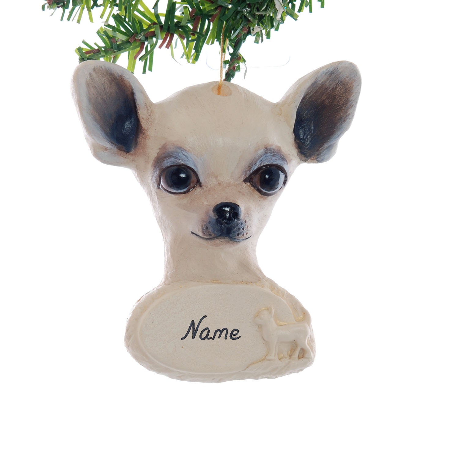 Chihuahua Christmas Ornament Personalized dog ornament