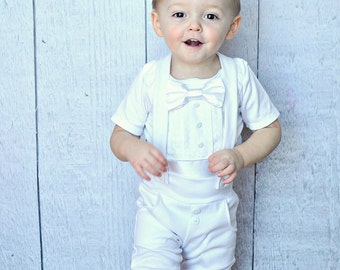 baby boy blessing/christening outfit baby onesie baby