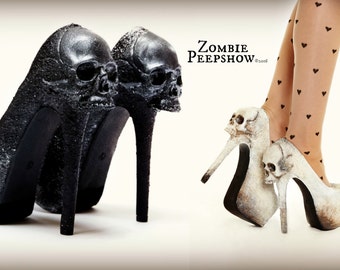 Skull "Purgatory" Pump Heels