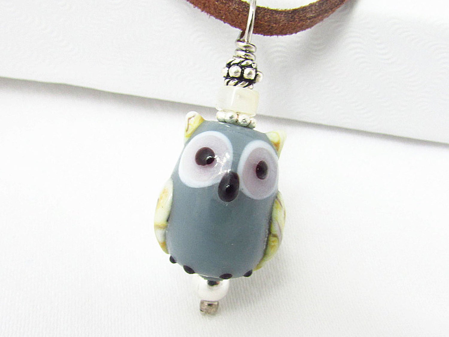 Owl Necklace Owl Pendant Necklace Owl Jewelry by EarthlieTreasures