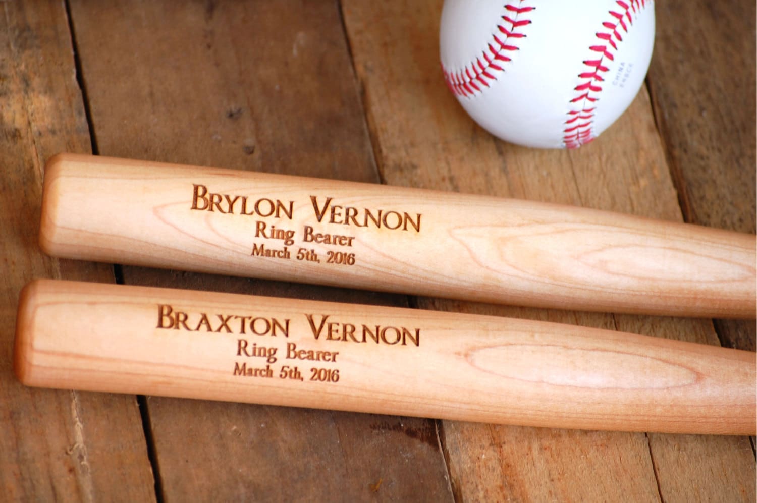 Wedding Gifts for Men Personalized Baseball Bats 5