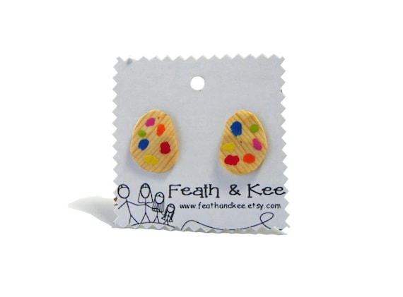 Artist Earrings from Feath and Kee
