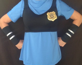 Officer Hopps inspired running arm warmers
