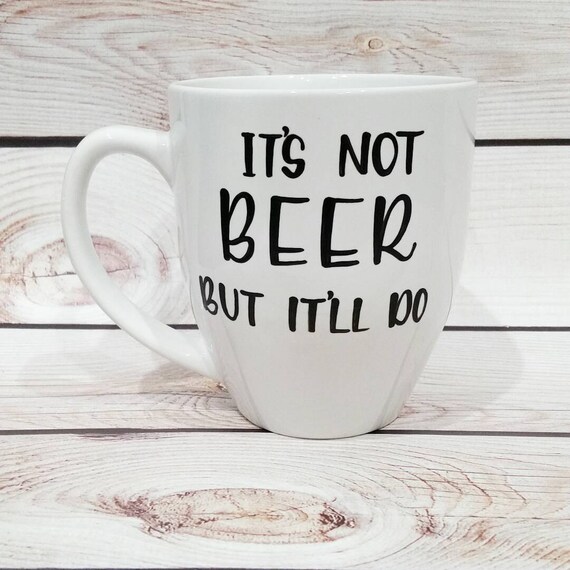 Beer lovers gift // funny coffee mug // Gift for him // unique