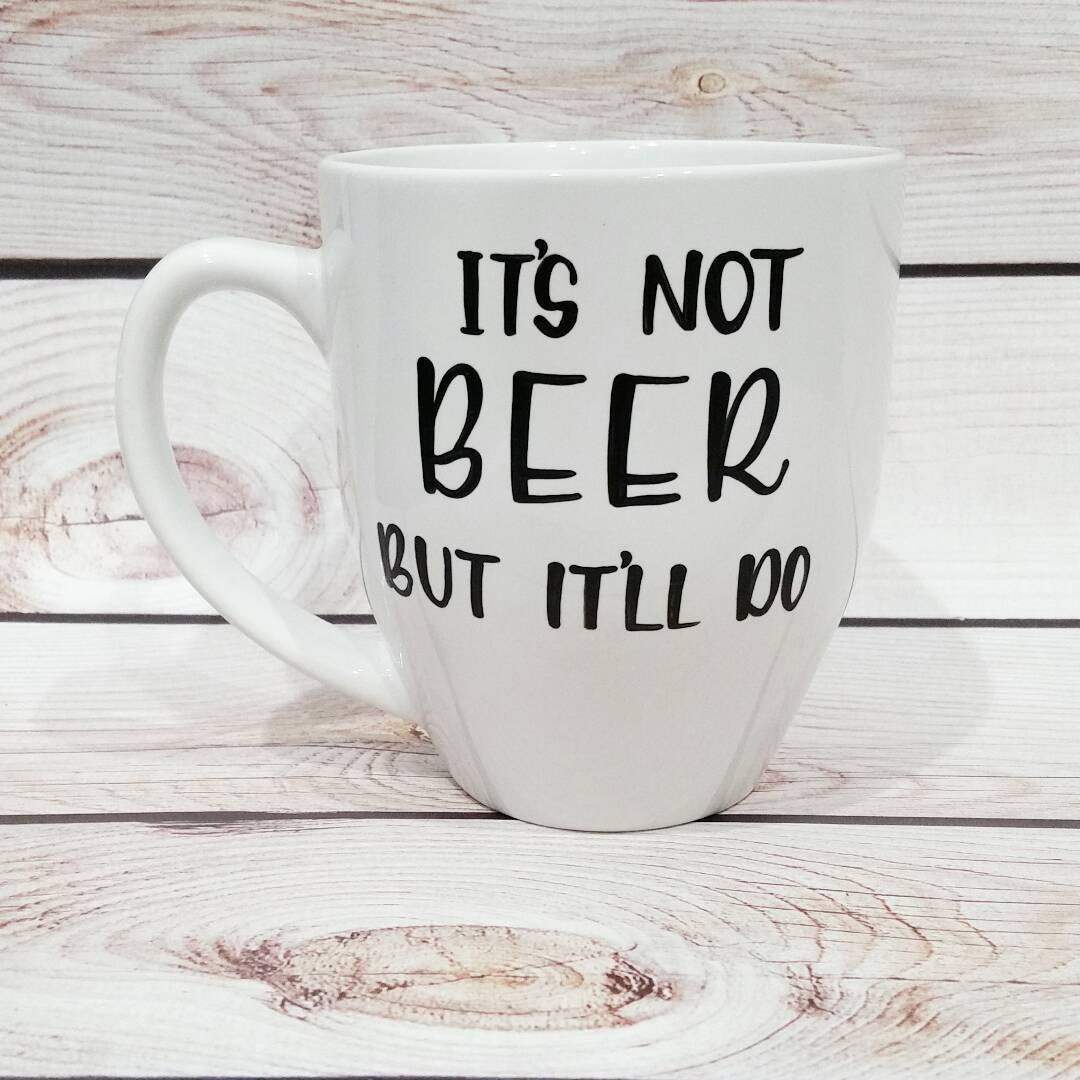 Beer lovers gift // funny coffee mug // Gift for him // unique