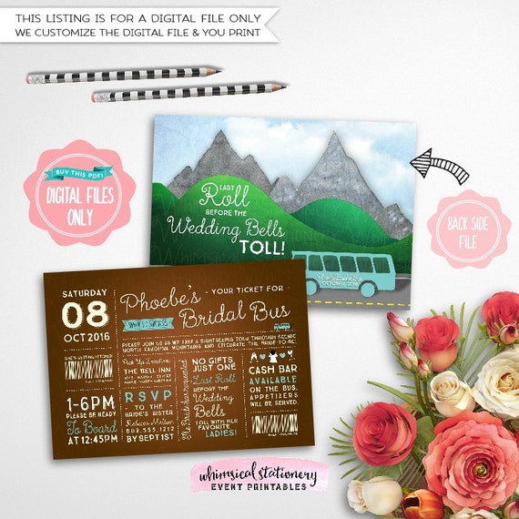 Destination Bachelorette Party Invitations 9