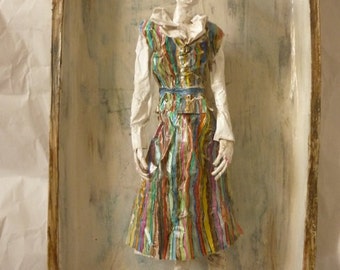 Edith Schiele portrait sculpture