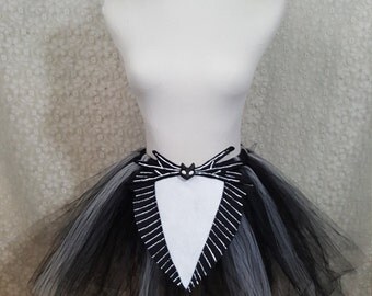 Jack Skellington Inspired Tutu Set, ADULT Jack Costume, Nightmare Before Christmas Costume, Jack Skellington Cosplay, Jack Costume, Tutu Set