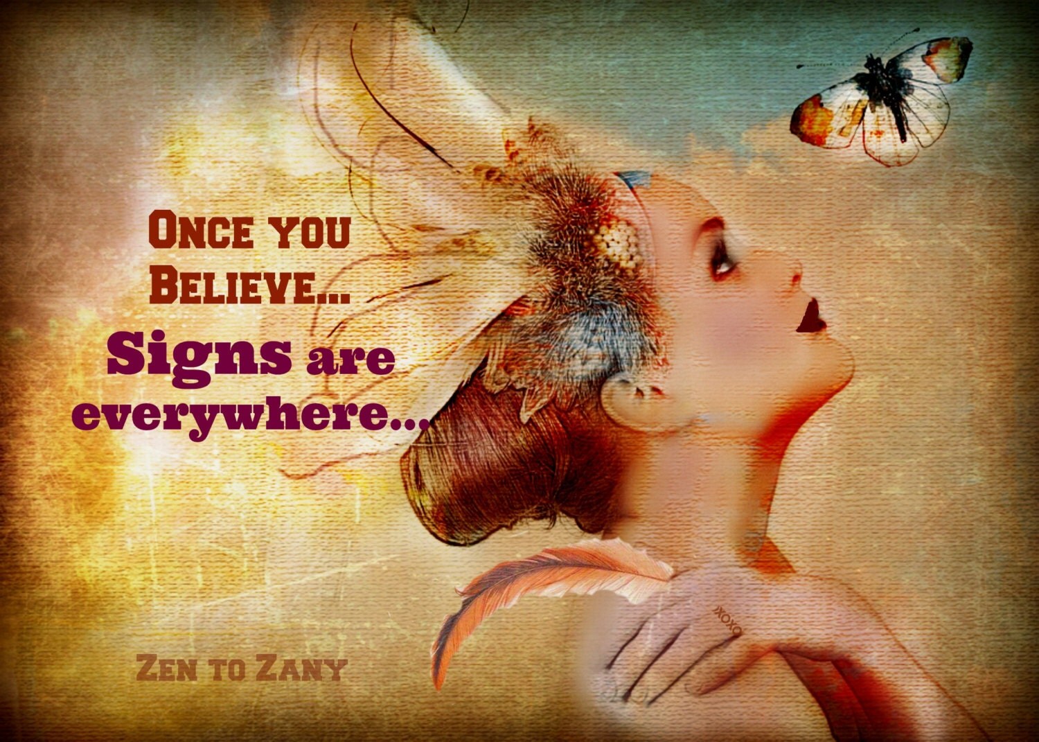 SIGNS ARE EVERYWHERE by Anita of Zen to Zany choose size