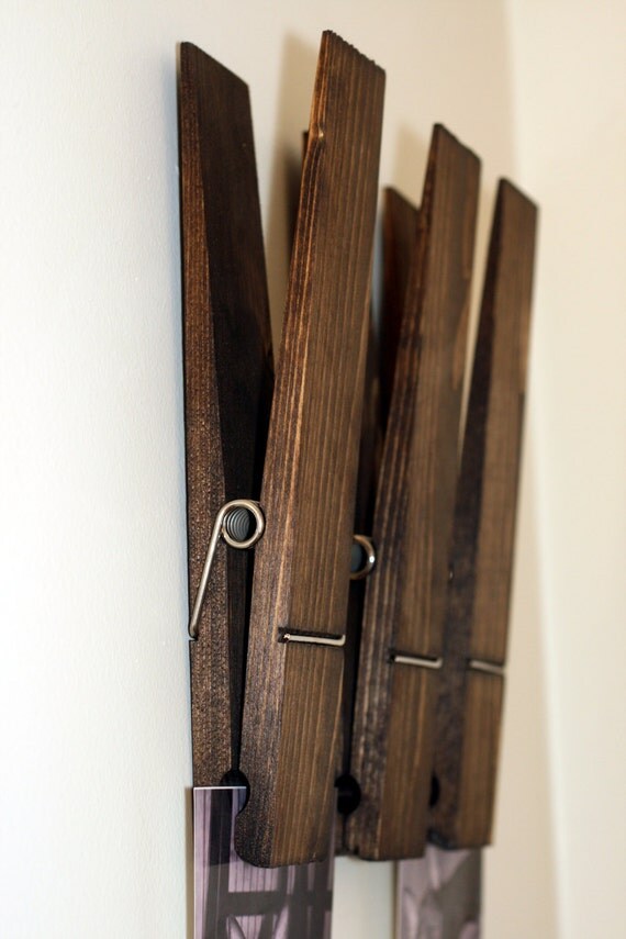 Rustic Jumbo 12 Clothespin Extra Large by AppalachianArtisans