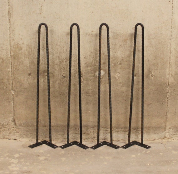 Hairpin Table Legs 28 Set of 4 Legs 1/2 ReBar