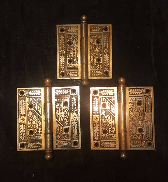 4x4 Antique Bronze Feather Hinges 4x4 530966