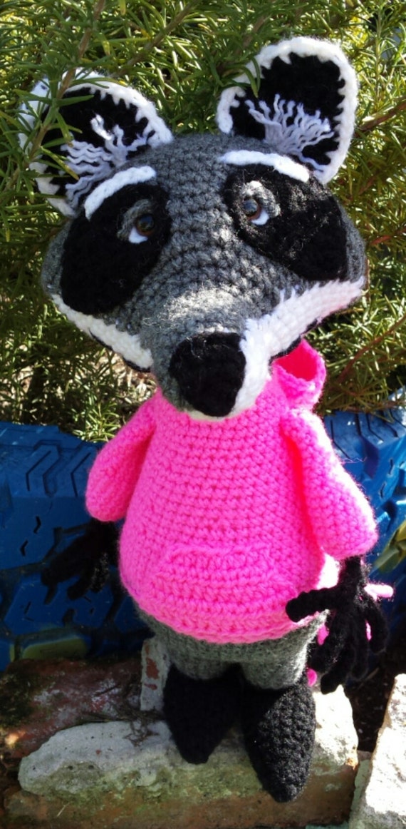 fpsc how crochet Crochet Friend Pattern Wendy Raccoon Forest
