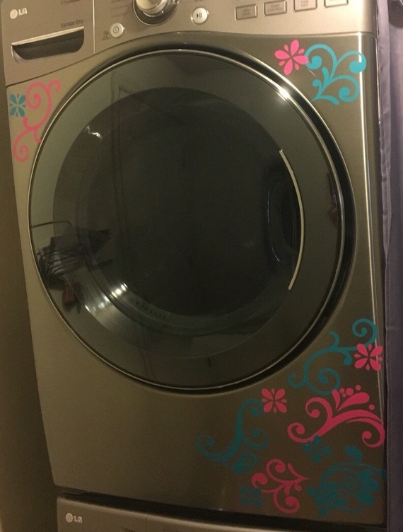 Vinyl Decals for Washer and Dryer by GracefulLivingDesign on Etsy
