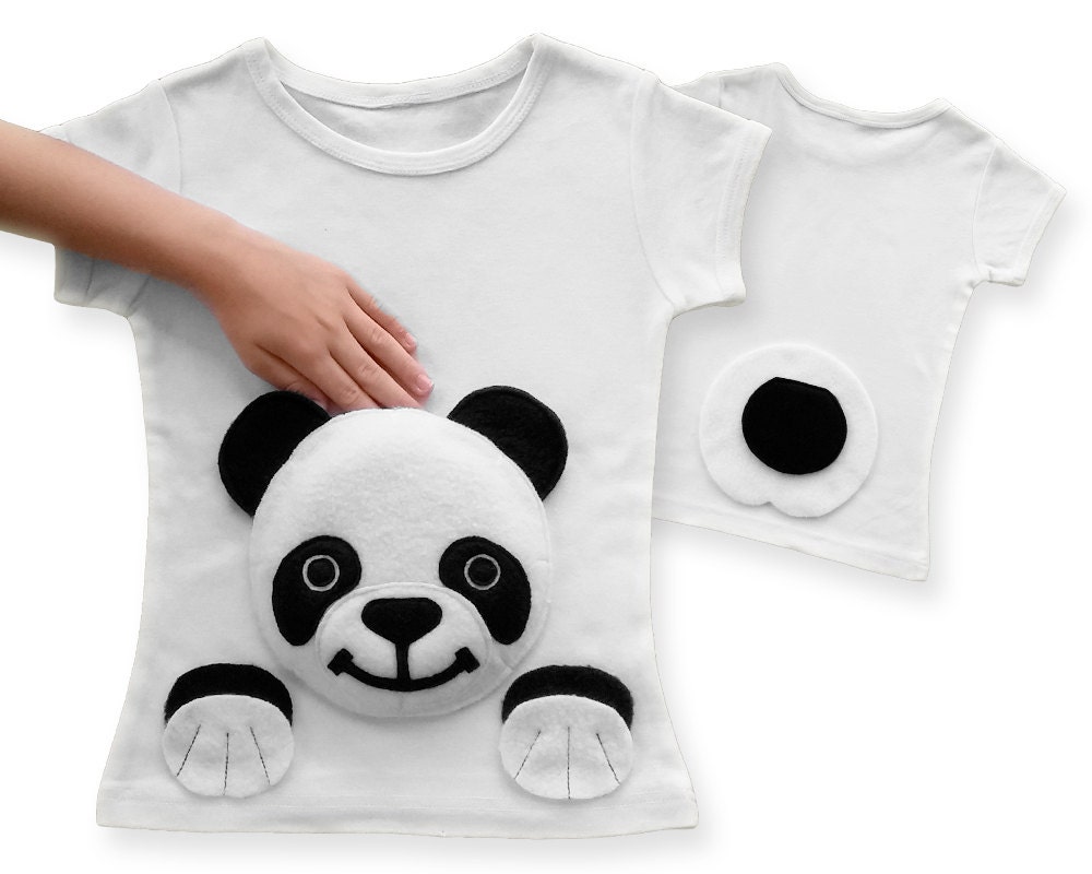 panda shirt baby panda girl toddler boy toddler girls