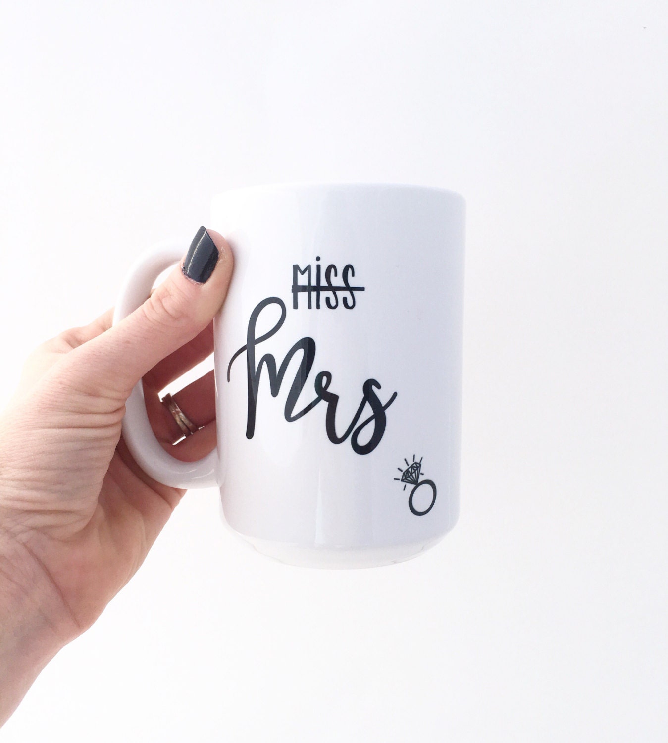 Bride/Bachelorette/Wedding Mrs Coffee/Tea 15 oz. Mug