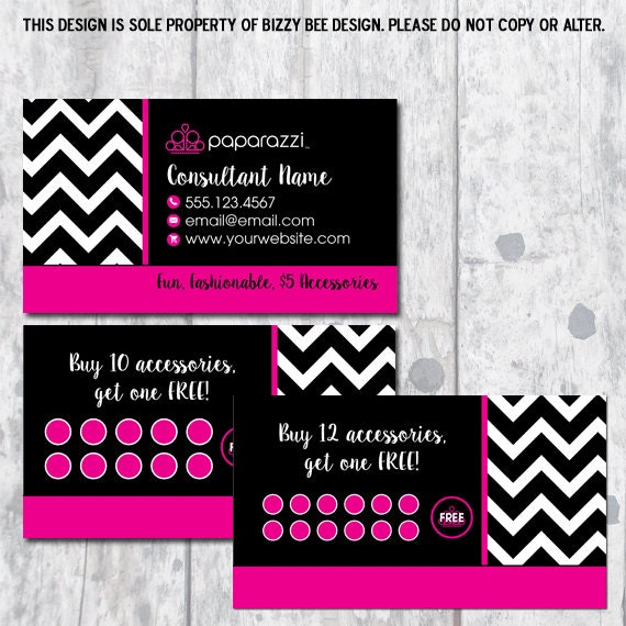 Paparazzi Jewelry Business Card Digital Download