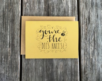 You're The Bee's Knees, Thank You Card Set, Bee Note Card Set